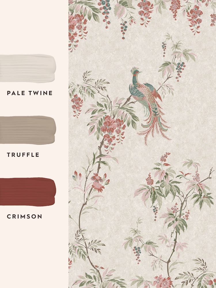 Laura Ashley Multi Sage Attleton A4 Mural Sample - Image 4 of 4