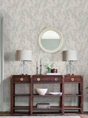 Laura Ashley Sage Rainham Willow 10M Wallpaper - Image 2 of 4