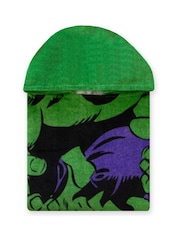 Character Green Marvel The Incredible Hulk Print Towel Poncho - Image 5 of 12