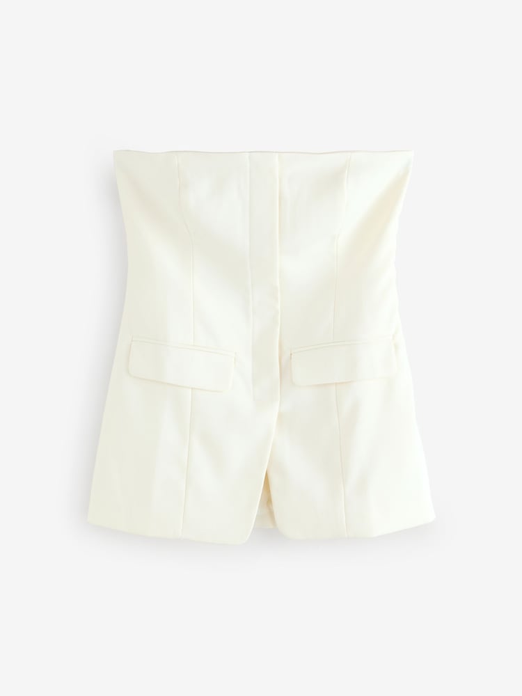 4th & Reckless Cream Buttercream Split Front Tailored Corset - Image 6 of 6