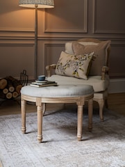Voyage Maison Linen Claudette Footstool - Image 1 of 7