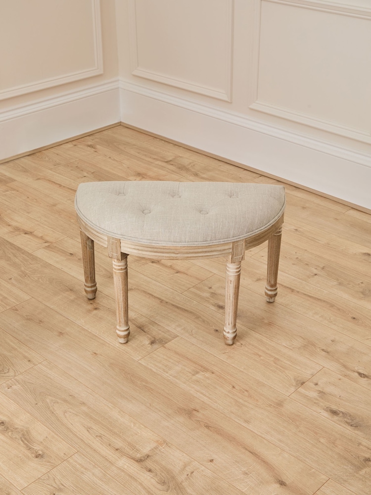 Voyage Maison Linen Claudette Footstool - Image 7 of 7