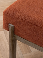 Yard Pecan Trenton Wooden Footstool - Image 4 of 4