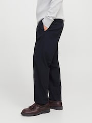 JACK & JONES Blue Kane Loose Smart Joggers - Image 2 of 6