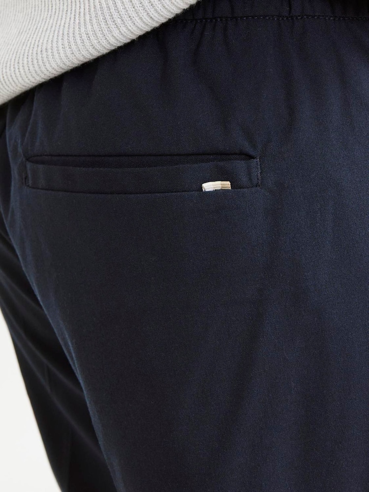 JACK & JONES Blue Kane Loose Smart Joggers - Image 6 of 6