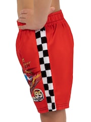 Character Red Disney Cars Lightning McQueen Print Swim Shorts - Image 7 of 9