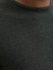 JACK & JONES Green Relaxed Fit Crew Neck Knitted Jumper - Image 5 of 7