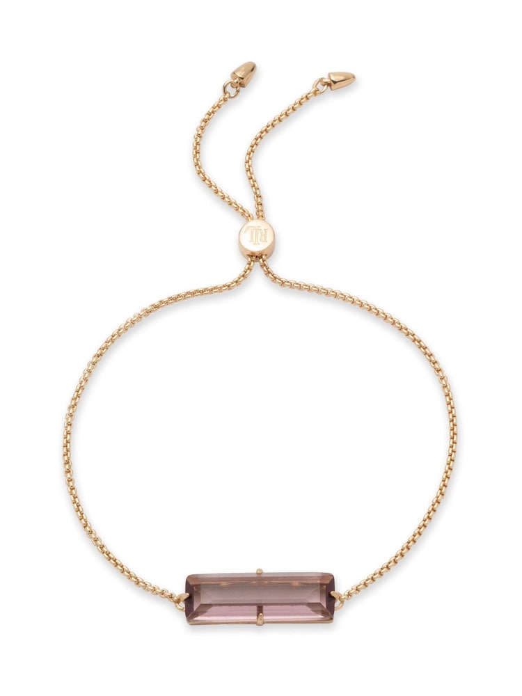 Lauren Ralph Lauren Gold Tone Baguette Slider Bracelet - Image 1 of 1 Lauren Ralph Lauren Gold Tone Baguette Slider Bracelet - Image 1 of 1