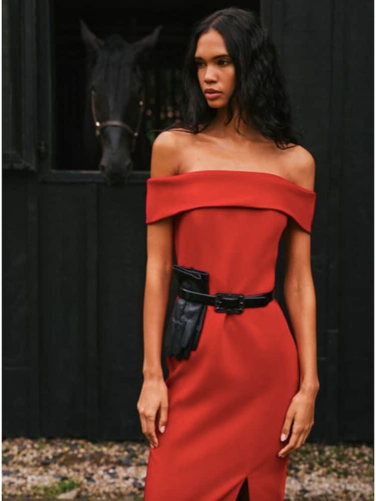 Lauren Ralph Lauren Gold Gold Tone Script Bangle with Crystal Detailing - Image 2 of 3 Lauren Ralph Lauren Gold Gold Tone Script Bangle with Crystal Detailing - Image 2 of 3