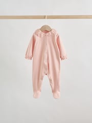 粉色 - 嬰童連身睡衣 3 件裝（0-2 歲） - 圖片 3/12