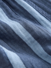 Rayé bleu/bleu marine - Short texturé doux à enfiler (3mois7ans) - Image 6 de 7