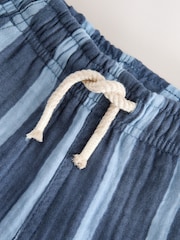 Rayé bleu/bleu marine - Short texturé doux à enfiler (3mois7ans) - Image 7 de 7