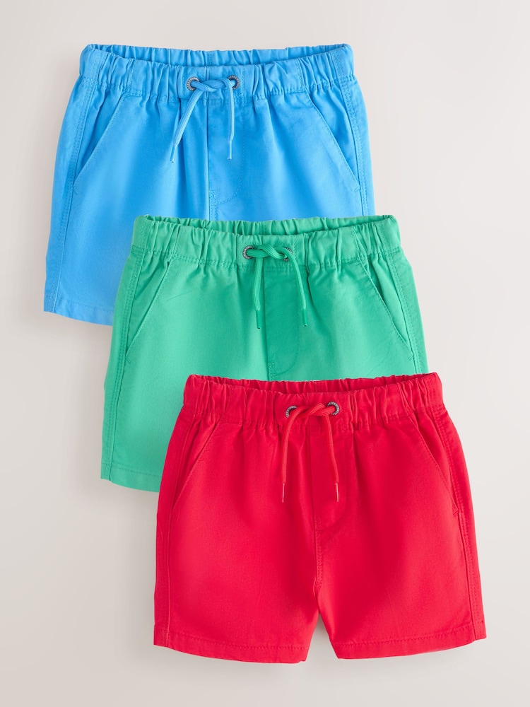 Blue/Red/Green - پل آن شارٹس 3 پیک (3ماہ-7سال) - تصویر 1 از 7