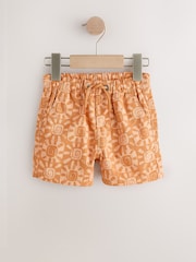 Green/Orange/Stripe - 鬆緊短褲 3 件組（3 個月至 7 歲） - 圖片 4，共 7