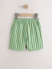 Green Stripe Pull On Jorts Shorts (3mths-7yrs) - Image 6 of 8