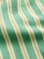 Green Stripe Pull On Jorts Shorts (3mths-7yrs) - Image 7 of 8