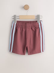 Burgundy Red Side Stripe Pull On Shorts (3mths-7yrs) - Image 4 of 7