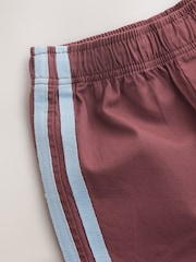 Burgundy Red Side Stripe Pull On Shorts (3mths-7yrs) - Image 6 of 7