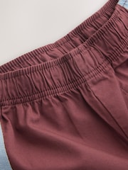 Burgundy Red Side Stripe Pull On Shorts (3mths-7yrs) - Image 7 of 7