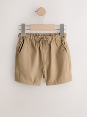 Tan Brown Pull On Shorts (3mths-7yrs) - Image 1 of 4
