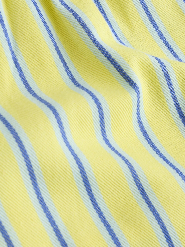 Yellow Stripe Pull On Jorts Shorts (3mths-7yrs) - Image 8 of 8