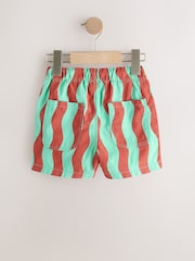 Red/Green Wobbly Stripe Pull On Shorts (3mths-7yrs) - Image 5 of 7