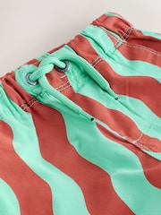 Red/Green Wobbly Stripe Pull On Shorts (3mths-7yrs) - Image 6 of 7