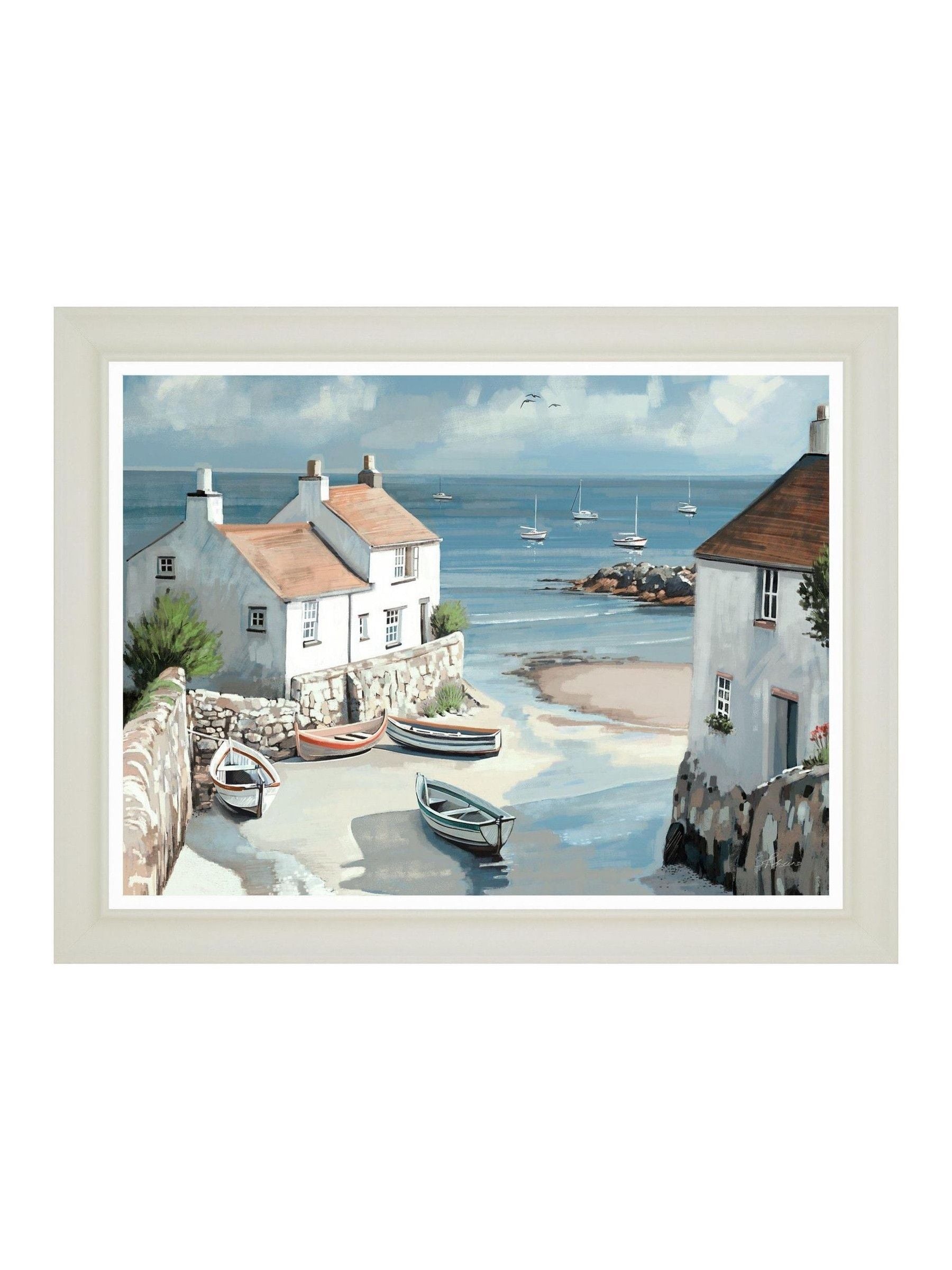 Buy Art Marketing Blue Calm Cove Wall Art from the Next UK online shop