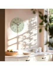 Thomas Kent Clocks Pearl Green 12 Willow Wall Clock - Image 1 of 5