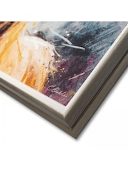 Art Marketing Blue Brown Looking On Wall Art - Image 2 of 4