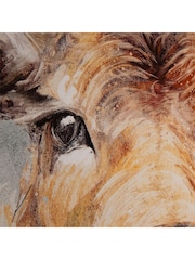 Art Marketing Blue Brown Looking On Wall Art - Image 3 of 4
