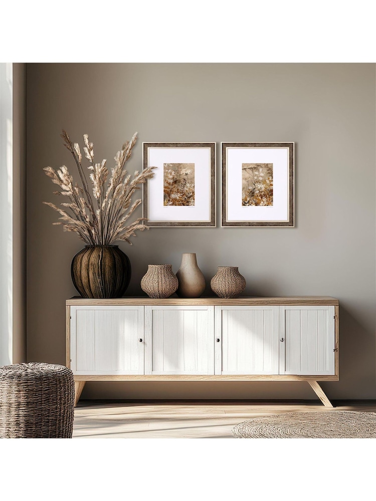 Art Marketing Brown Gold Splendour Wall Art - Image 1 of 4