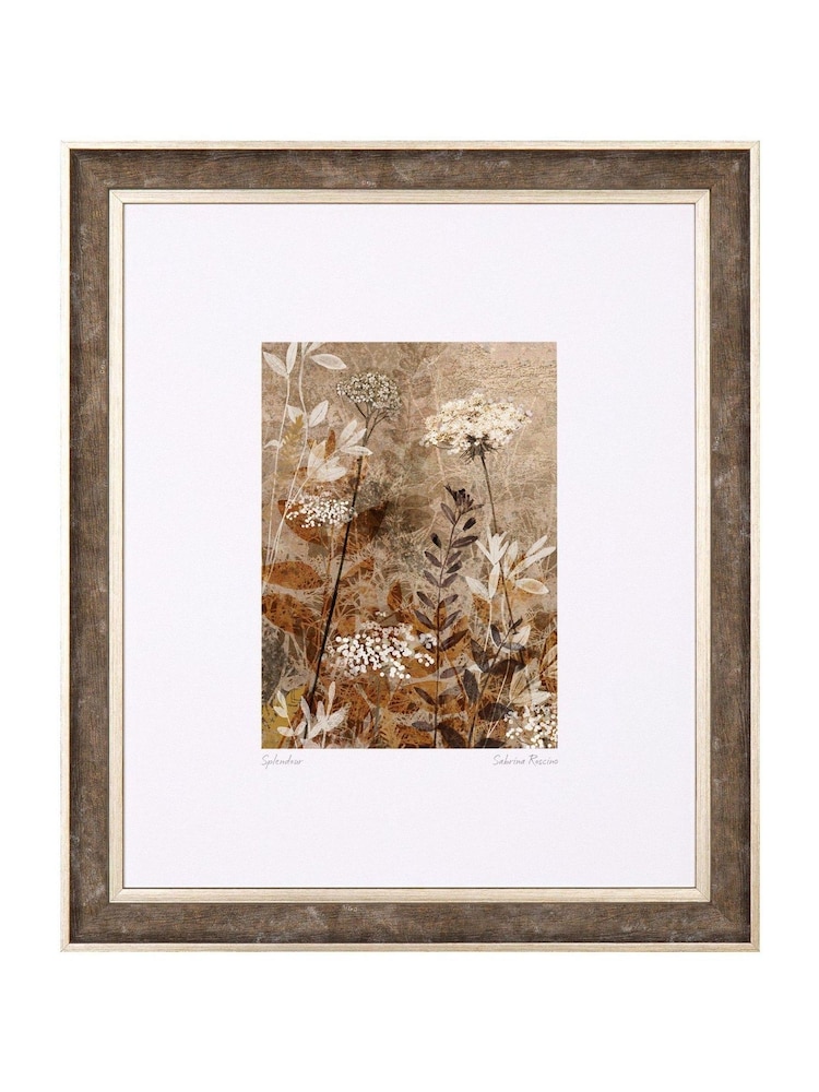 Art Marketing Brown Gold Splendour Wall Art - Image 4 of 4
