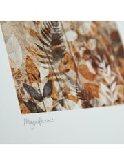 Art Marketing Brown Gold Magnificance Wall Art - Image 2 of 4