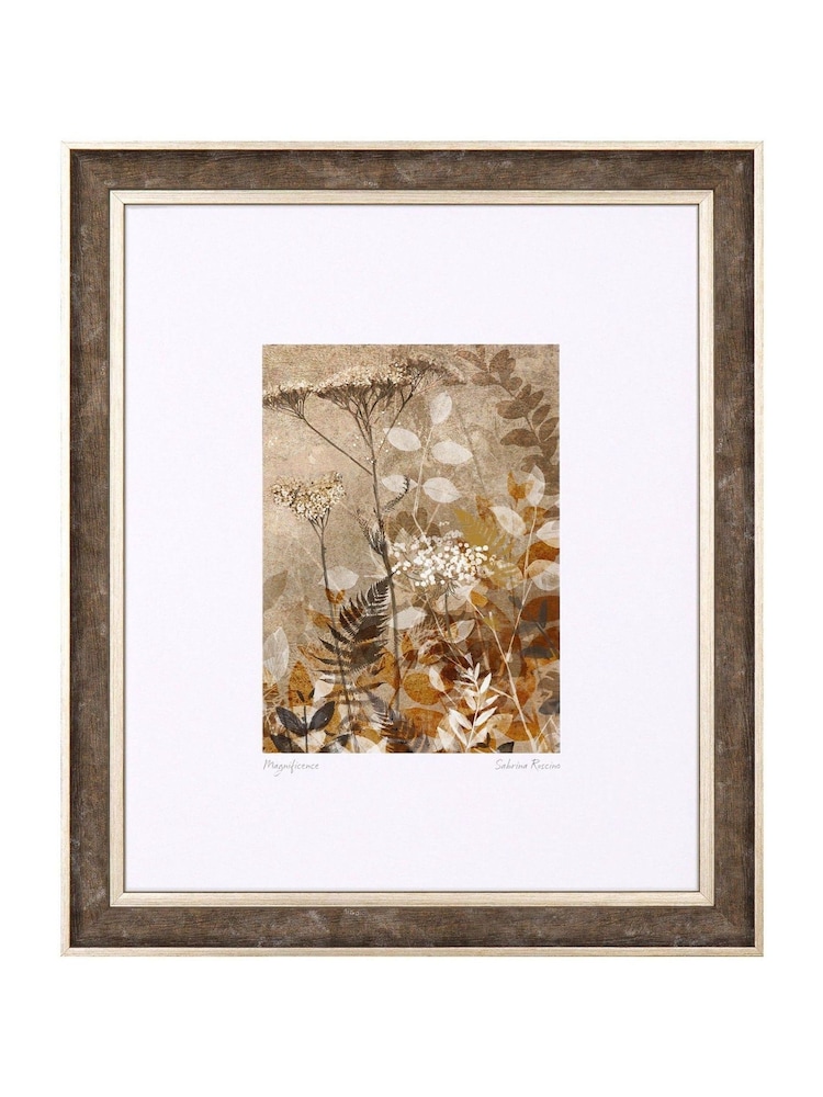 Art Marketing Brown Gold Magnificance Wall Art - Image 4 of 4