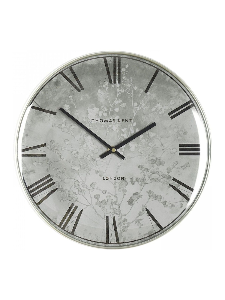 Thomas Kent Clocks Silver 14 Verona Wall Clock - Image 4 of 4