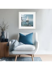 Art Marketing Blue Azure Reflections Wall Art - Image 1 of 4