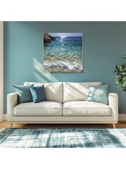 Art Marketing Blue Crystal Waters Wall Art - Image 1 of 5