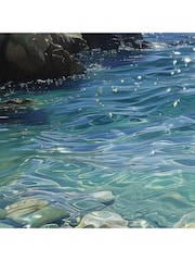 Art Marketing Blue Crystal Waters Wall Art - Image 2 of 5