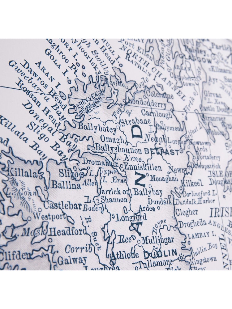 Art Marketing Blue The British Isles Wall Art - Image 2 of 4