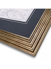 Art Marketing Blue The British Isles Wall Art - Image 3 of 4
