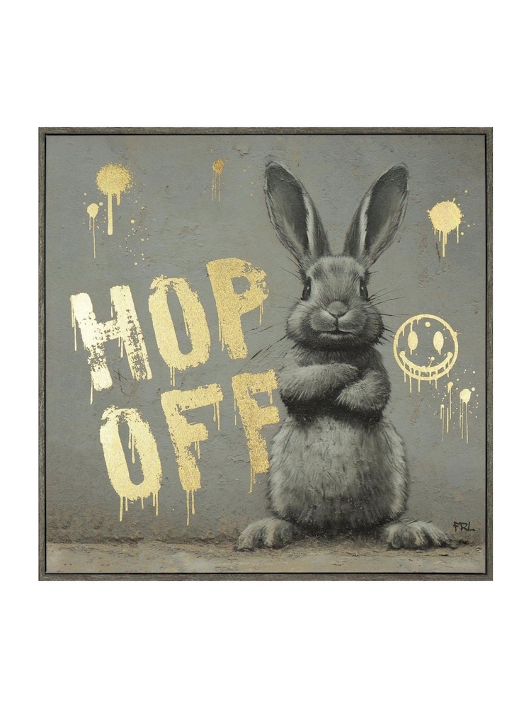 Art Marketing Multicoloured Hop Off Wall Art - Image 6 of 6