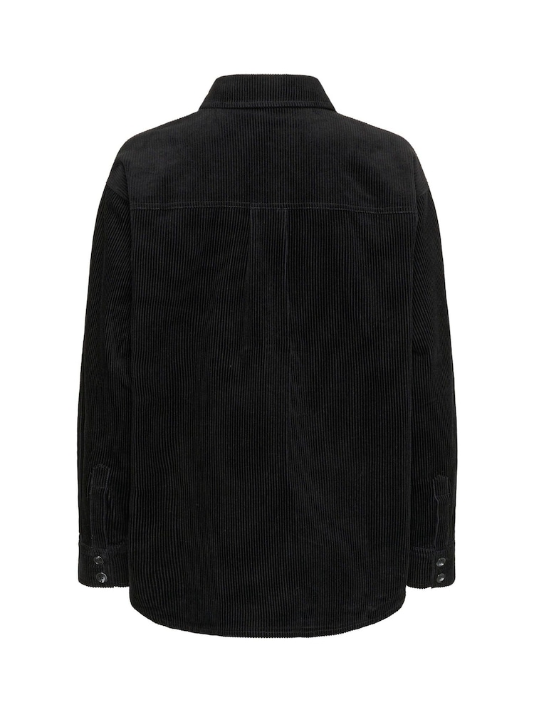 Kaffe Cotton KAkerstin Long Sleeve Black Shirt - Image 6 of 6