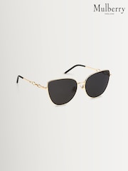 Mulberry Gold Maisie Sunglasses - Image 2 of 2