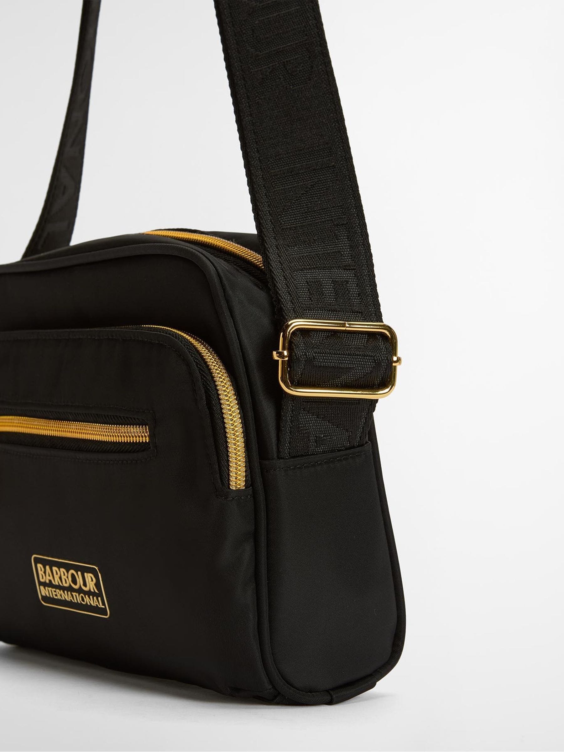 Buy Barbour® International Black Qualify City Crossbody Bag from