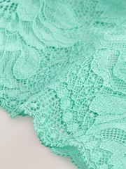 Pink/Green/Cream Hipster Thong Lace Knickers 3 Pack - Image 13 of 13