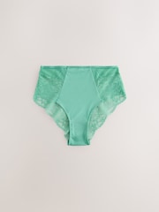 Grün/Pink/Creme - Unterhosen aus Spitze, 3er-Pack - Bild 4 von 6