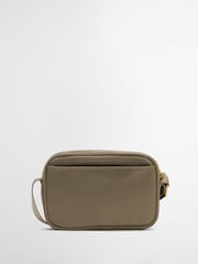 Barbour® International Khaki Green Micro Qualify Crossbody Bag - Image 3 of 10