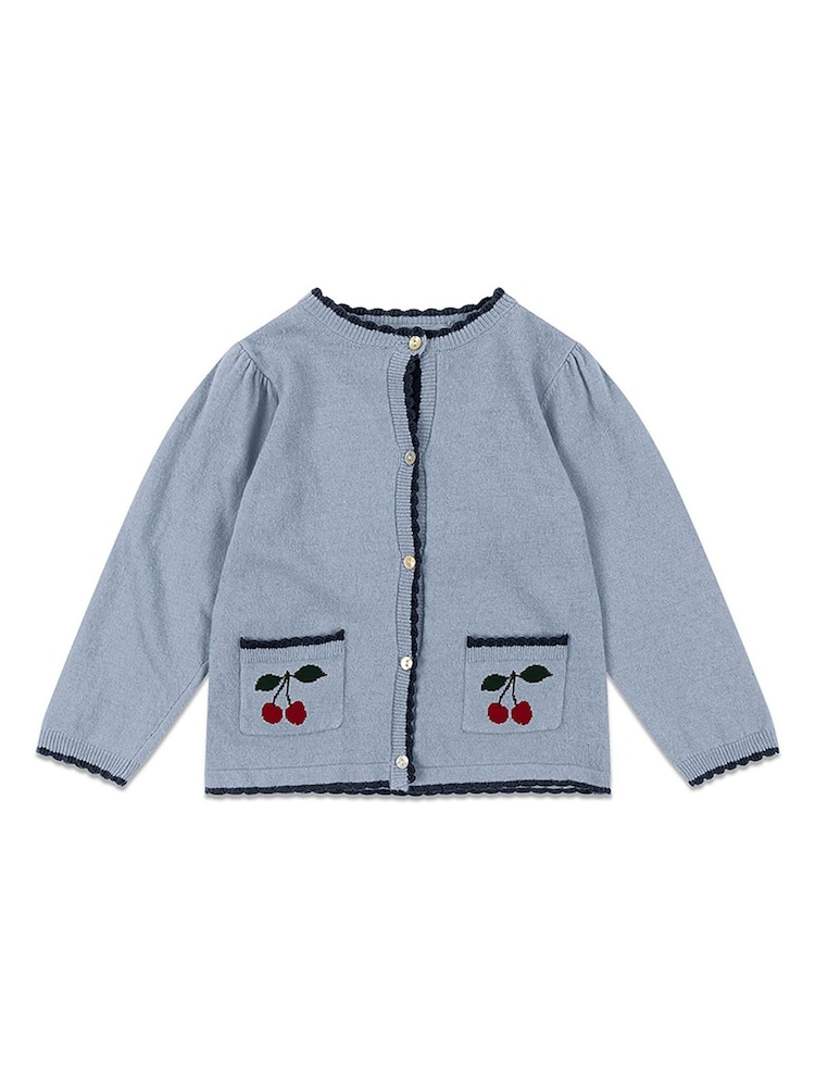 Konges Sløjd Blue Alexa Knit Cardigan - Image 1 of 1