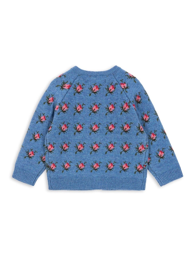 Konges Sløjd Blue Belou Knit Cardigan - Image 2 of 4